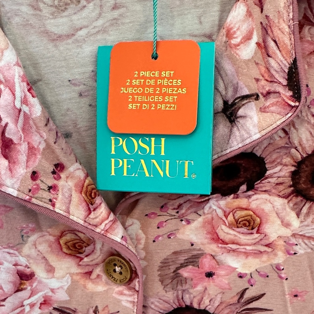 Posh Peanut Pink Lillian’s Women's Pajama set - Picture 3 of 8